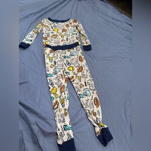 Little Sleepies Football Pajama Set